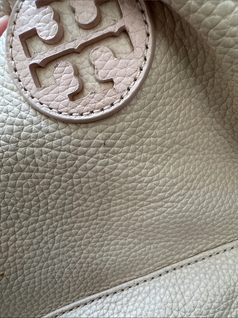 Tory Burch Blush Pebbled Leather Backpack
